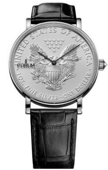 Replica Corum C082 / 02495 082.645.01 / 0001 MU53 Coin 1 $ Silver 50th Anniversary Edition mens watches